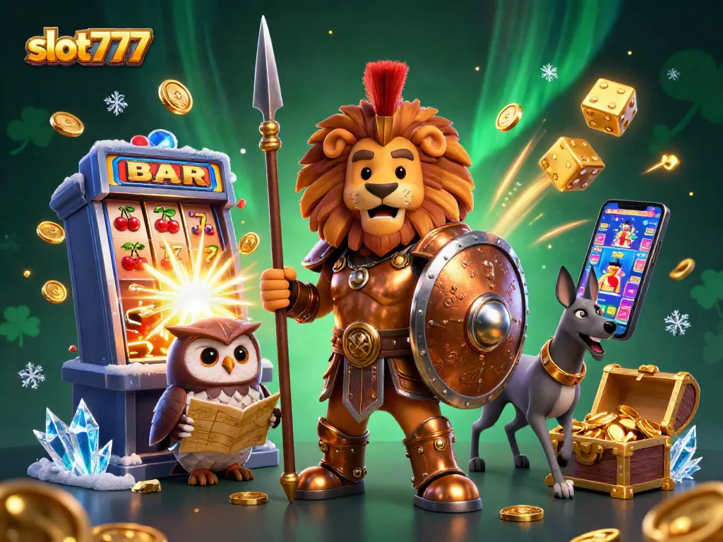Spin and win with slot777 on vibrant 3D slot machines amid an exciting casino atmosphere.