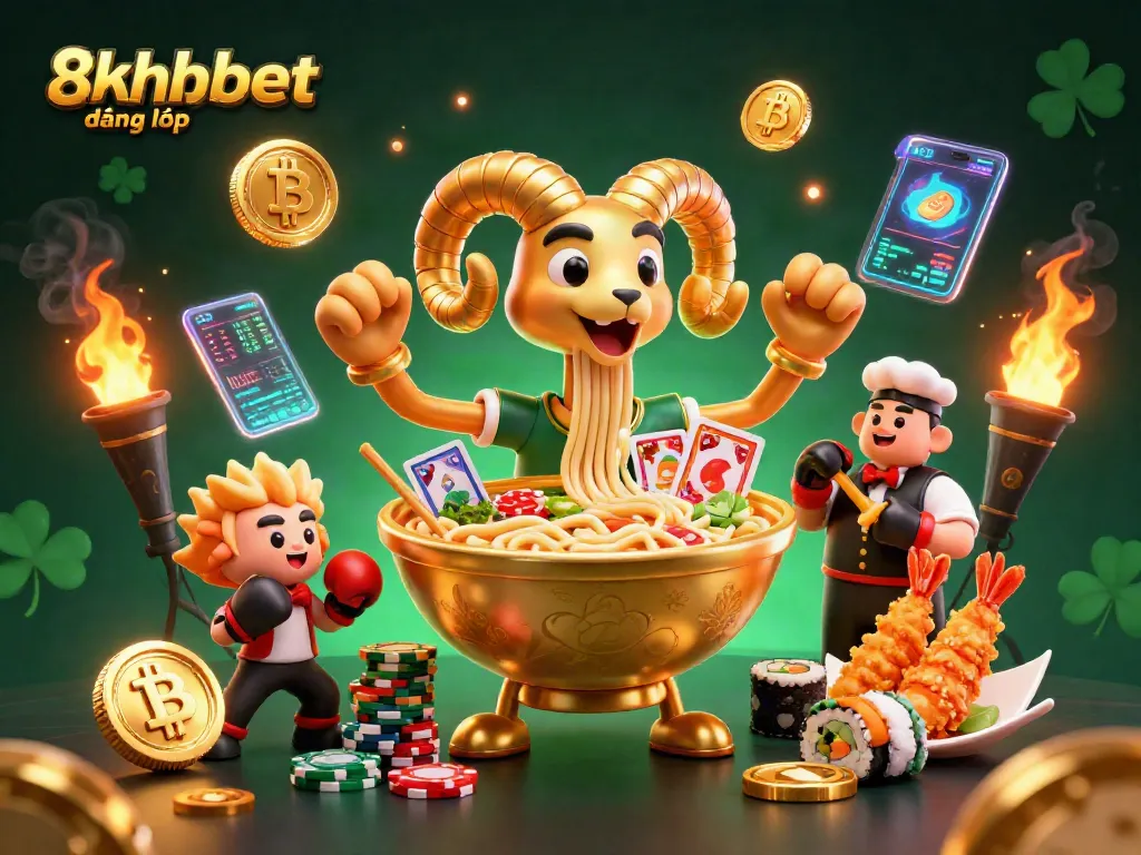 Engage with 8xbet đăng nhập through an exciting scene of energetic characters, vibrant elements, and rich casino atmosphere.